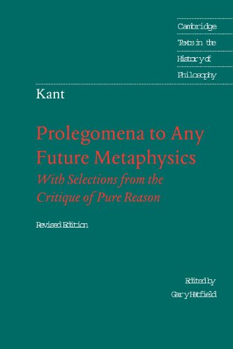 Prolegomena to any Future Metaphysics cover