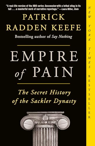 Empire of Pain: The Secret History of the Sackler Dynasty cover